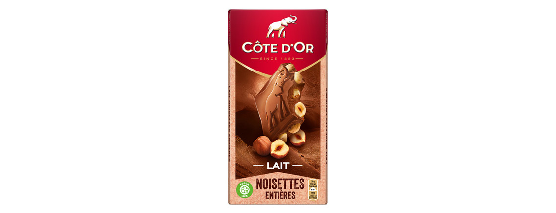 Chocolat Côte d’Or Lait Noisettes Entières