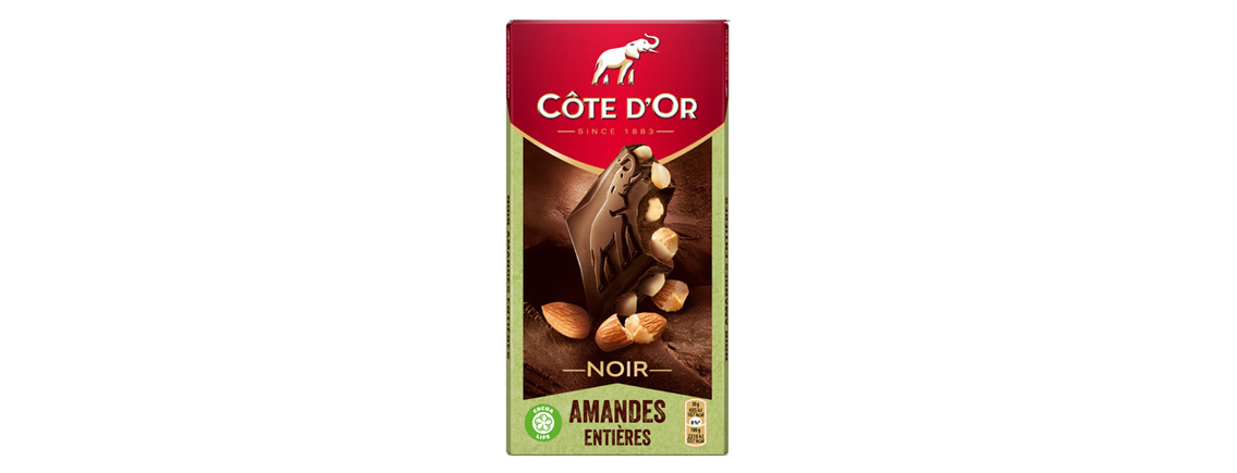chocolat Côte d’Or Noir Amandes Entières