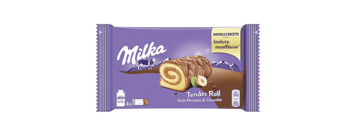 Milka Tender Roll noisettes (148g)
