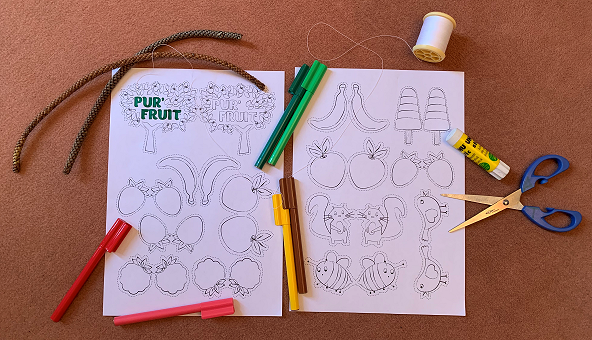 Pur'fruit coloriage