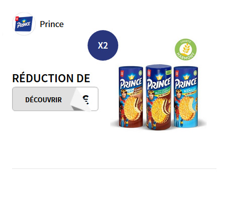 bon de réduction prince