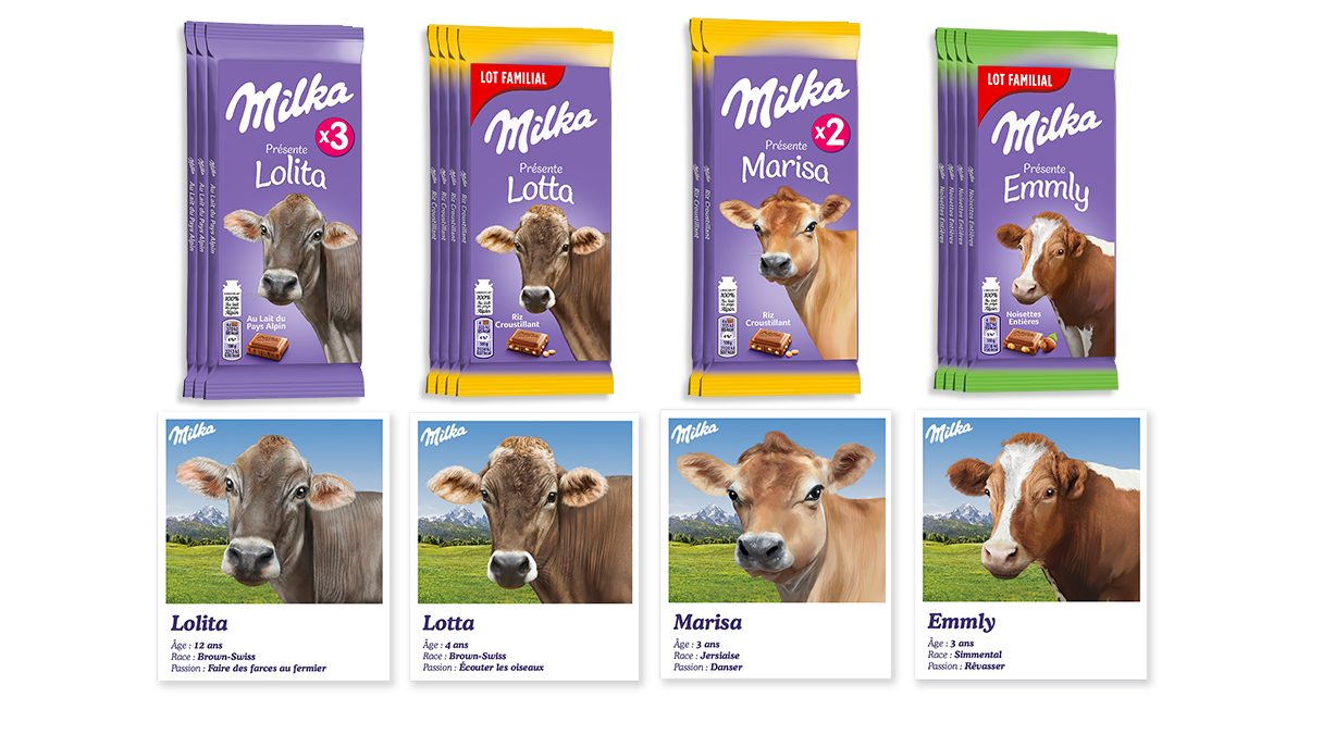 les vaches milka 