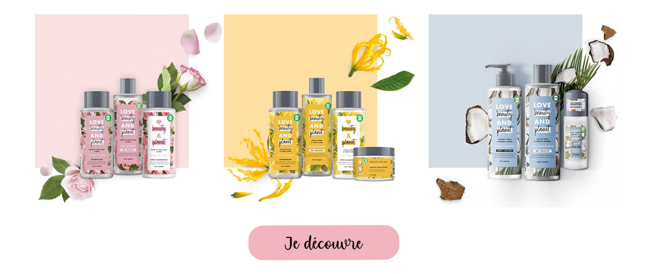 produits love beauty and planet