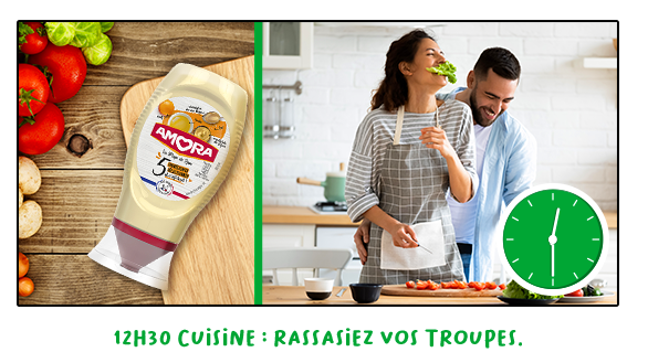 12h30 – Cuisine : rassasiez vos troupes.