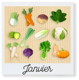 légumes de janvier