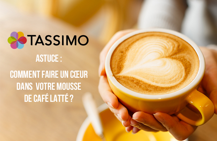 café latte coeur