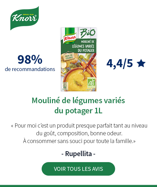 test et avis knorr