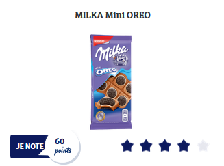 Milka mini oreo