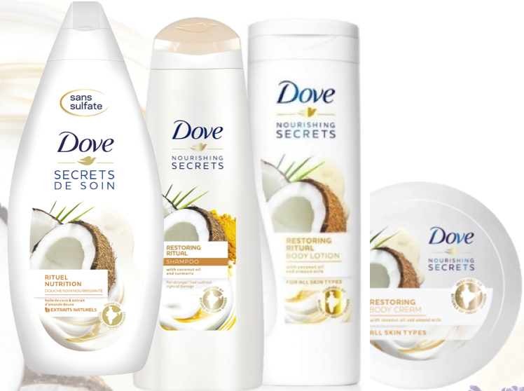 nouvelle gamme Secrets de Soin de Dove