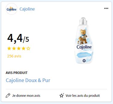cajoline doux et pur