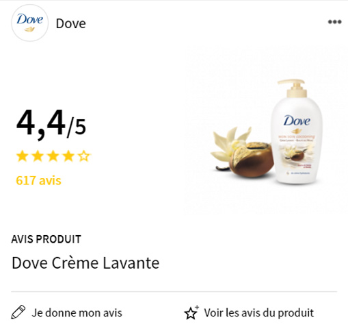 dove creme