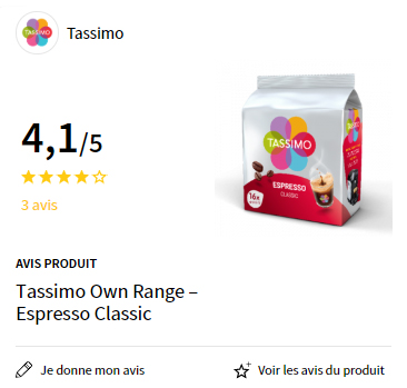 tassimo espresso