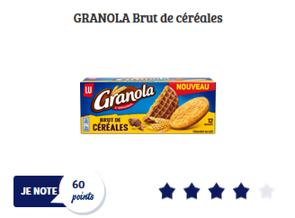 Granola céréales