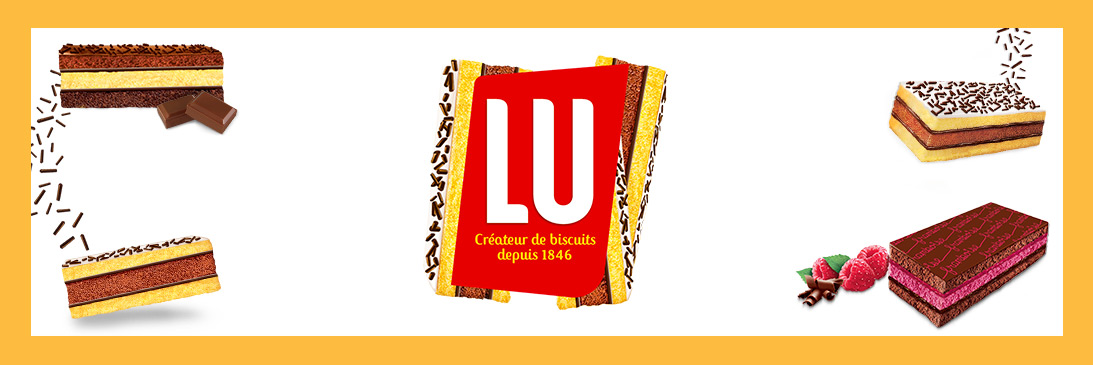 Logo LU et gateaux napolitains