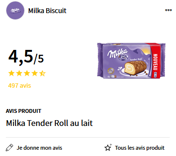 milka choco roll