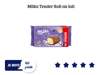 Milka choco roll