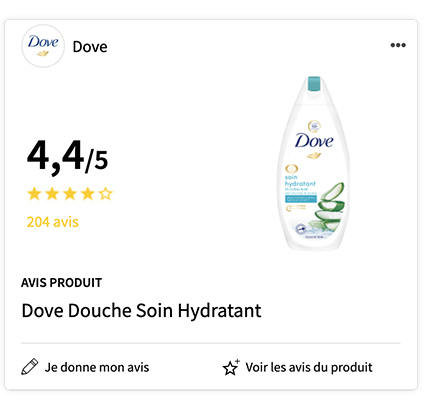 dove soin hydratant