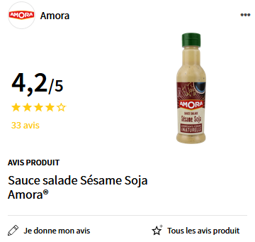 sauce amora