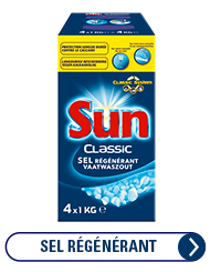 Sun sel régénérant pour lave-vaisselle