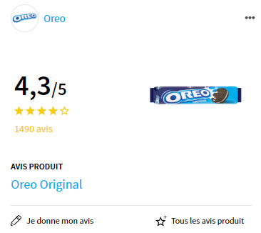 test et avis oreo