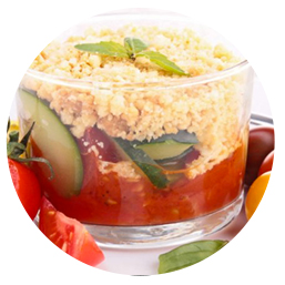 verrines tomates