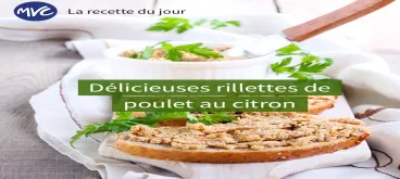 Délicieuses rillettes de poulet au citron