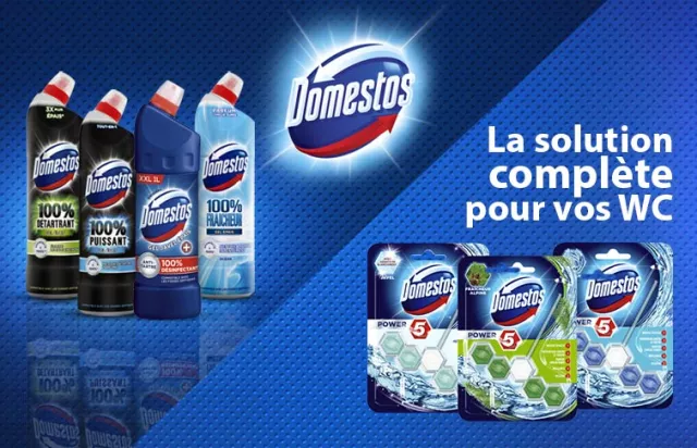 Domestos slider mobile