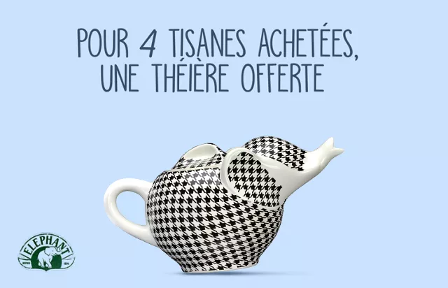 elephant théière