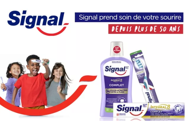  Signal intégral 8 complet antibactérien dentifrice brosse à dents bain de bouche protection complète famille 