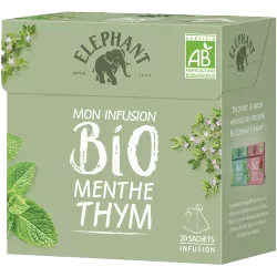 Eléphant Mon Infusion BIO Menthe Thym