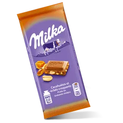 milka tablette cacahuete eclat croquant