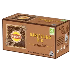 Lipton mousseline thé noir bio darjeeling 