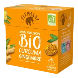 Infusion curcuma gingembre