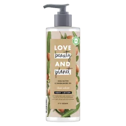 Lait Corps Nutrition Love Beauty and Planet Naturel Karité Bois de santal Vegan