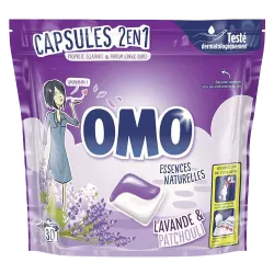 Omo Capsules 2en1 Lavande & Patchouli