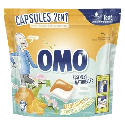 Omo Capsules 2en1 Mandarine & Fleurs de Pommier