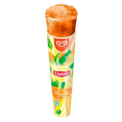 test avis Calippo Lipton IceTea peach Pêche glace eau miko tube rse rainforest alliance