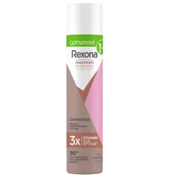 Rexona, déodorant anti-transpirant femme, confidence, compressé, Maximum Protection, 3x plus efficace, efficacité 96h.