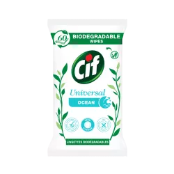 Cif lingettes biodegradables océan 100% hygiène produit d’entretien ménage test avis