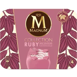 Magnum ruby chocolat glace rose plaisir framboise nouveau