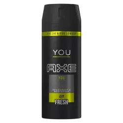 AXE, déodorant homme bodyspray, You, 48h Frais, Plus Frais Plus Longtemps.