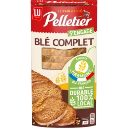 pelletier pain grillé complet