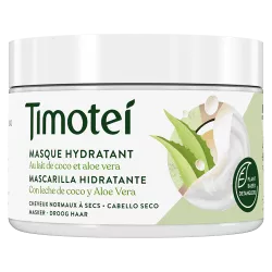 Timotei masque hydratant cheveux normaux. Cheveux secs. 98% d’origine naturelle. 