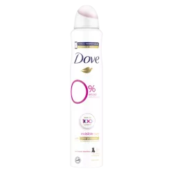 dove invisible care 0% grand format anti-traces fraicheur parfum floral sans alcool zinc anti-bactérien hydratant spray grand format