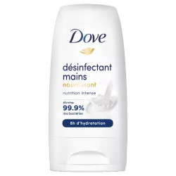 Dove soin désinfectant mains crème gel hydroalcoolique bactéries virus gel hydroalcoolique hydratant 