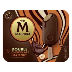 Magnum Double Noisette chocolat craquant glace nouveau bâtonnet