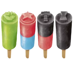 Miko Bâtonnets Glacés Avengers glace enfant fruit myrtille fraise citron cassis citron vert