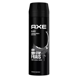 AXE, déodorant homme bodyspray, Black, 48h Frais, Plus Frais Plus Longtemps.