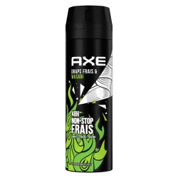 AXE ice fall déodorant bodyspray format 200ml parfum draps frais et wasabi