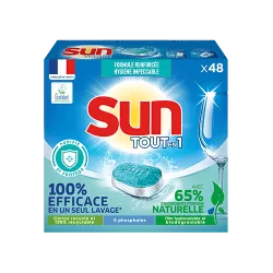 Sun Tablettes lave-vaisselle Tout en 1 Purifie et Protège